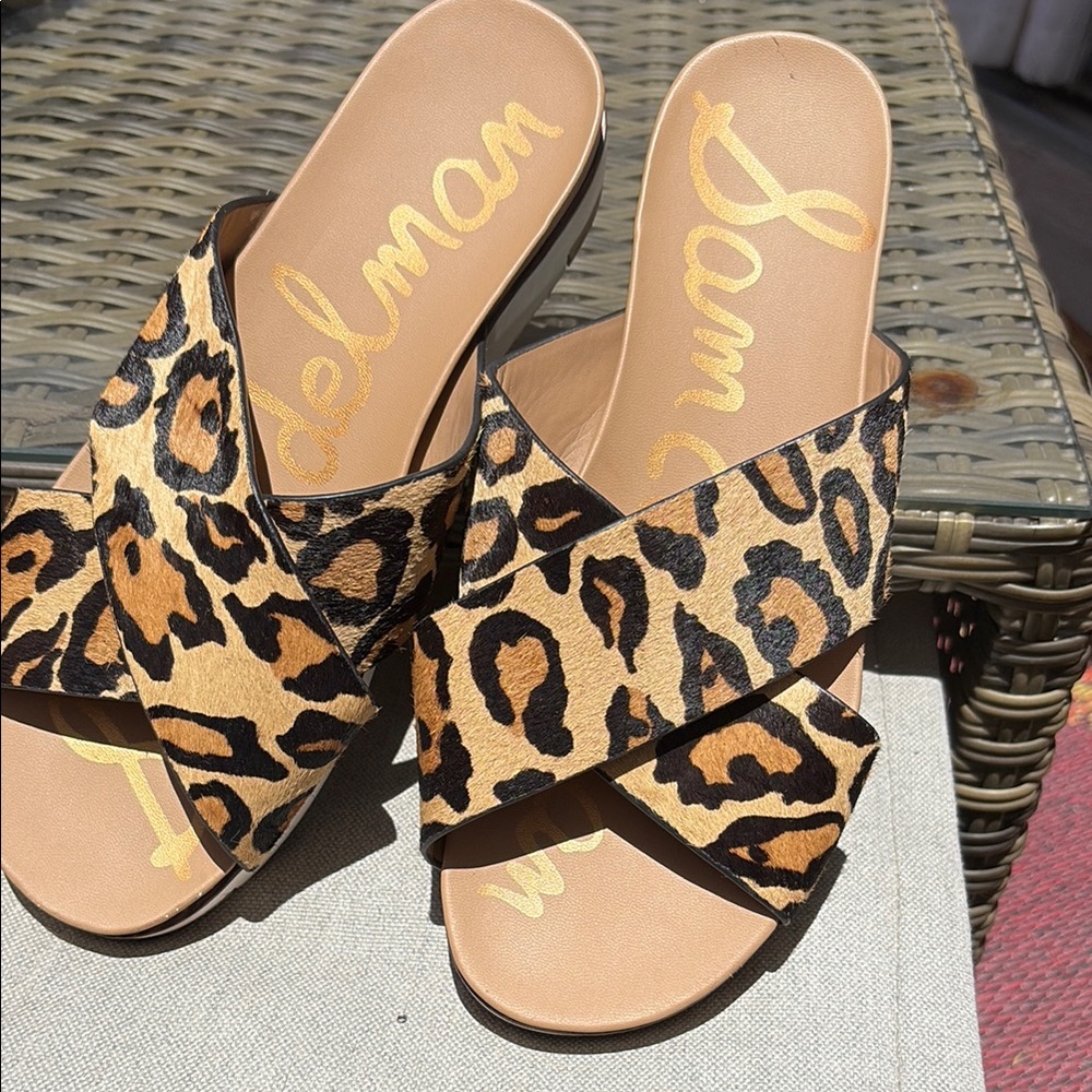 Sam Edelman Leopard Print Sandals